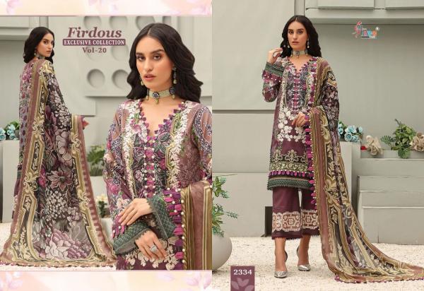 Shree Firdous Exclusive Collection 20 cotton Pakistani Salwar Suits